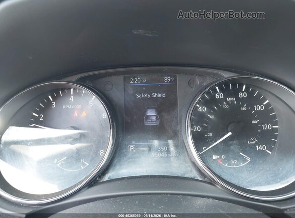 5N1AT2MT3JC819608 2018 NISSAN ROGUE Black უკანა სავარძლების ხედი