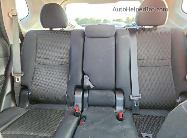 5N1AT2MT3KC729988 2019 NISSAN ROGUE Black უკანა სავარძლების ხედი