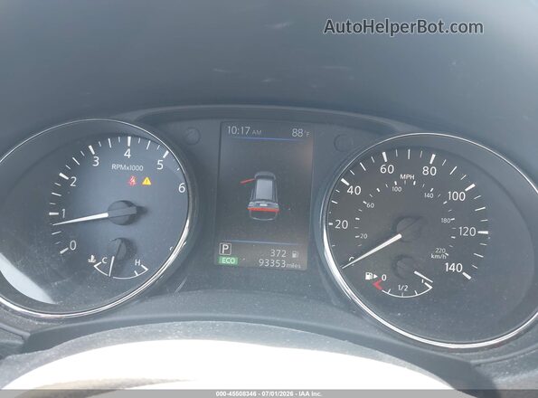 5N1AT2MT3KC796042 2019 NISSAN ROGUE Silver Հետևի նստատեղերի տեսք