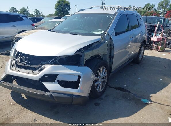 5N1AT2MT3KC796042 2019 NISSAN ROGUE Silver Առջևի ձախ երեք քառորդ տեսարան