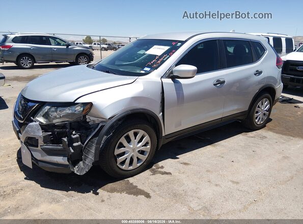 5N1AT2MT3KC810053 2019 NISSAN ROGUE Silver წინა მარცხენა ხედი სამი მეოთხედიდან