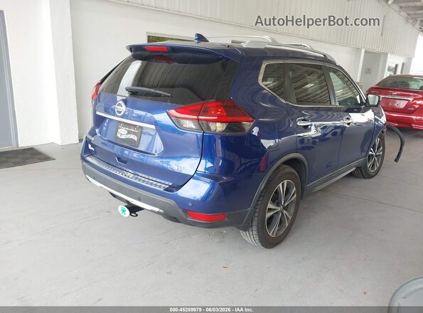 5N1AT2MT3KC843098 2019 NISSAN ROGUE Blue Задня права чверть