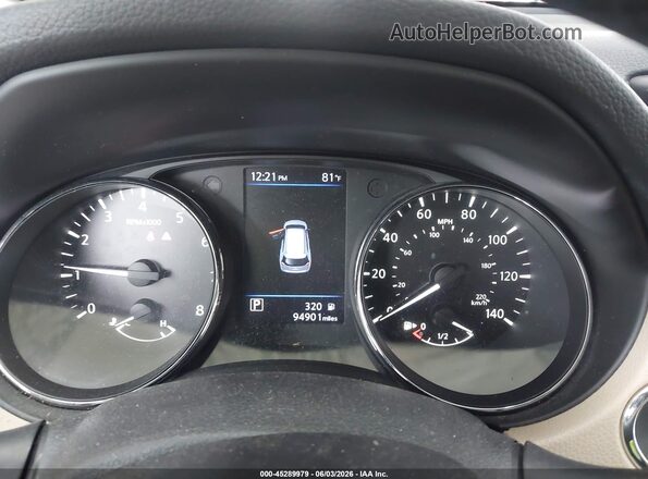 5N1AT2MT3KC843098 2019 NISSAN ROGUE Blue Вид задніх сидінь