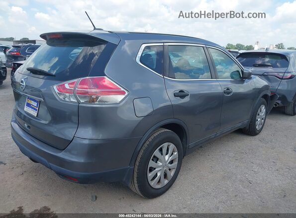 5N1AT2MT4GC838399 2016 NISSAN ROGUE Gray Rear right