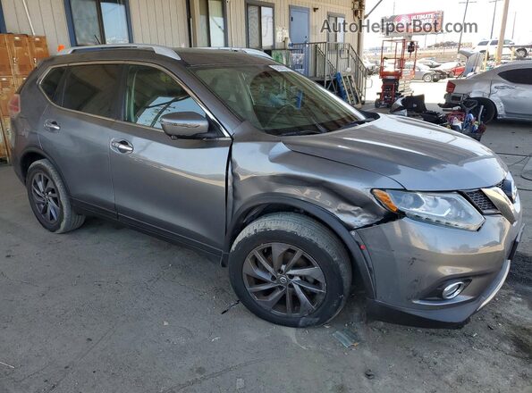 5N1AT2MT4GC888803 2016 NISSAN ROGUE Gray 