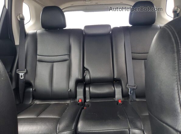 5N1AT2MT4HC887362 2017 NISSAN ROGUE Silver Հետևի նստատեղերի տեսք