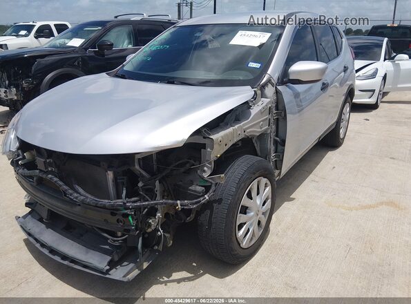 5N1AT2MT4HC888446 2017 NISSAN ROGUE Silver Вид спереду
