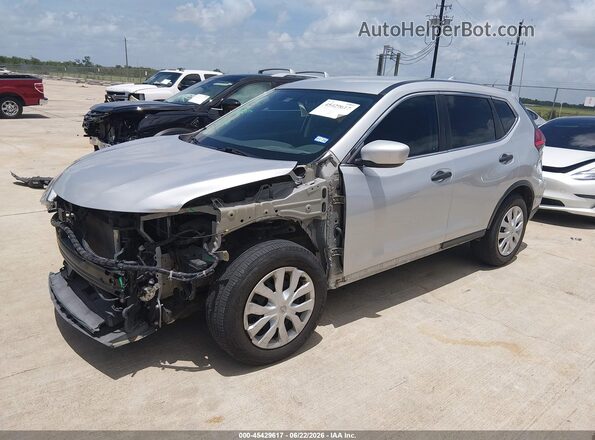 5N1AT2MT4HC888446 2017 NISSAN ROGUE Silver Передня ліва чверть