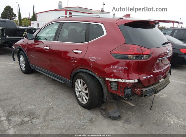 5N1AT2MT4JC764702 2018 NISSAN ROGUE Red Tył lewy