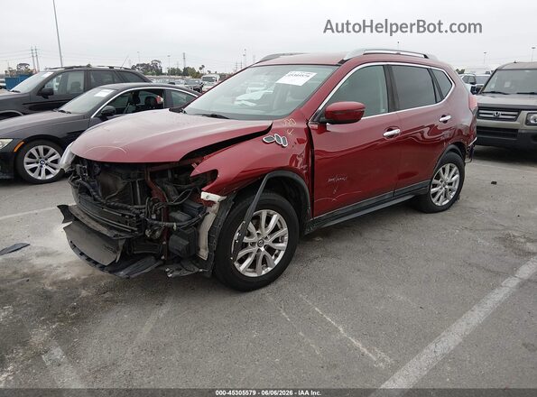 5N1AT2MT4JC764702 2018 NISSAN ROGUE Red Przód lewy