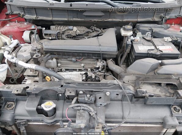 5N1AT2MT4JC764702 2018 NISSAN ROGUE Red Widok z tyłu