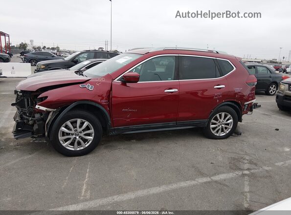 5N1AT2MT4JC764702 2018 NISSAN ROGUE Red 