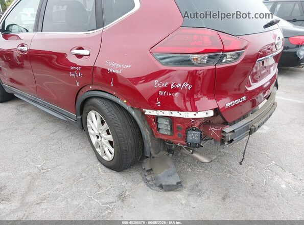 5N1AT2MT4JC764702 2018 NISSAN ROGUE Red 