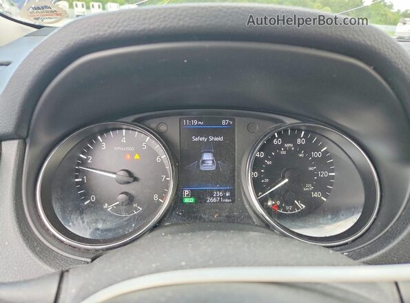 5N1AT2MT4JC852262 2018 NISSAN ROGUE Black Սարքավորումների վահանակի տեսք
