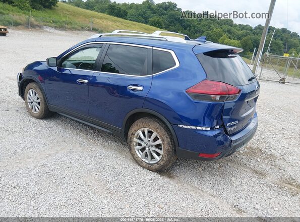 5N1AT2MT4KC705828 2019 NISSAN ROGUE Blue Trasero izquierdo