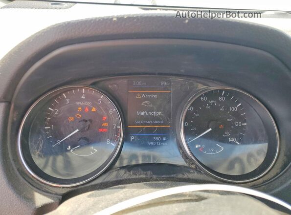 5N1AT2MT4KC811843 2019 NISSAN ROGUE Silver Instrument cluster view
