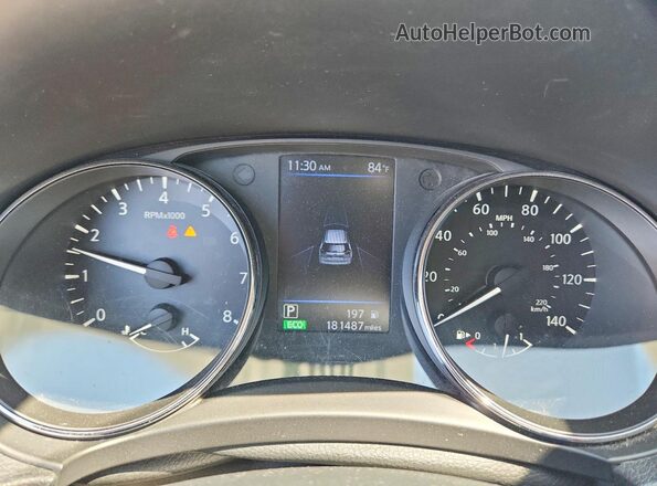 5N1AT2MT4KC824012 2019 NISSAN ROGUE Gray Սարքավորումների վահանակի տեսք