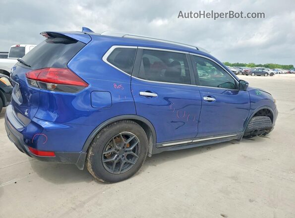 5N1AT2MT4KC824026 2019 NISSAN ROGUE Blue Հետևի աջ