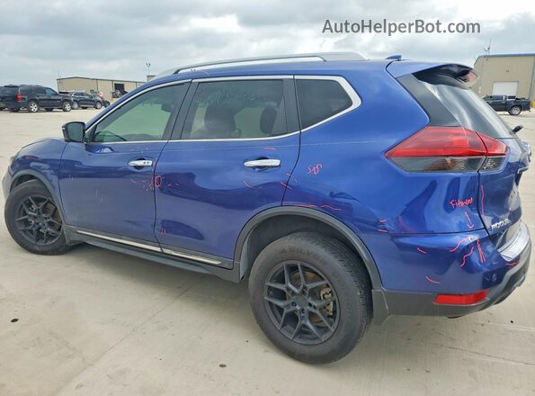 5N1AT2MT4KC824026 2019 NISSAN ROGUE Blue Հետևի ձախ