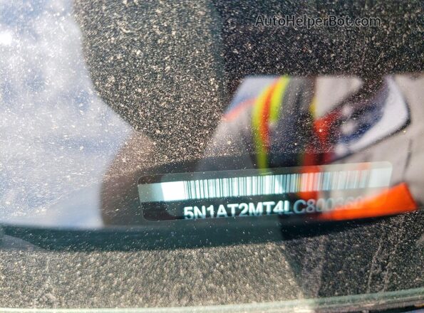 5N1AT2MT4LC800360 2020 NISSAN ROGUE Black ძრავის განყოფილების ხედი