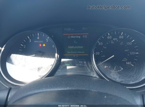 5N1AT2MT4LC815618 2020 NISSAN ROGUE Серый Вид задних сидений