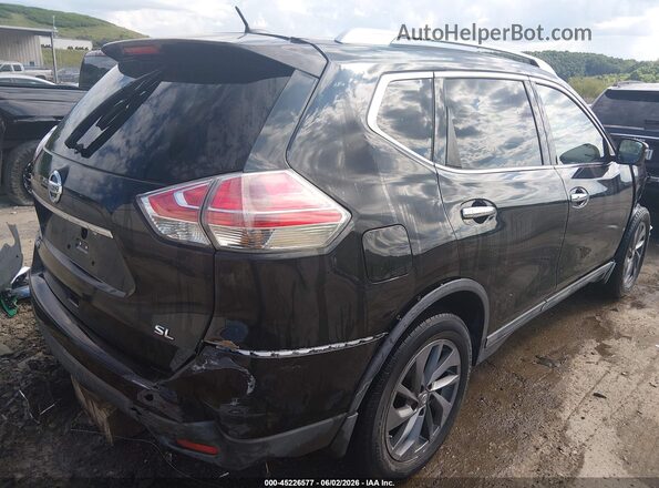 5N1AT2MT5GC763339 2016 NISSAN ROGUE Black Tył prawy