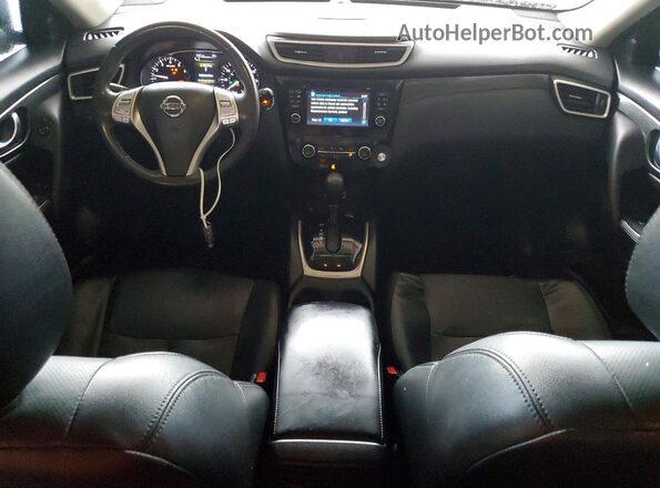 5N1AT2MT5GC792081 2016 NISSAN ROGUE Gray Dashboard view