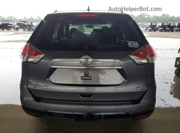 5N1AT2MT5GC792081 2016 NISSAN ROGUE Gray Rear view