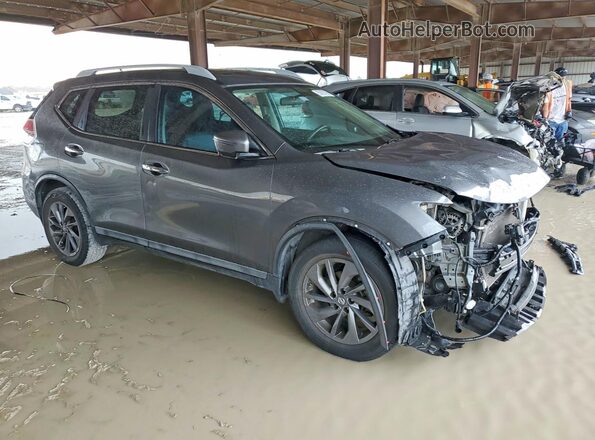 5N1AT2MT5GC792081 2016 NISSAN ROGUE Gray Front right