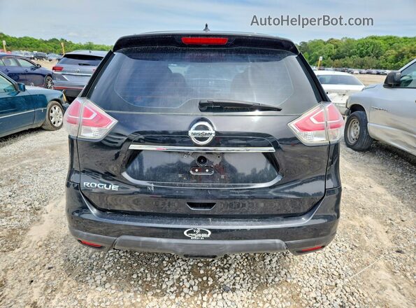 5N1AT2MT5GC797197 2016 NISSAN ROGUE Black Вид ззаду