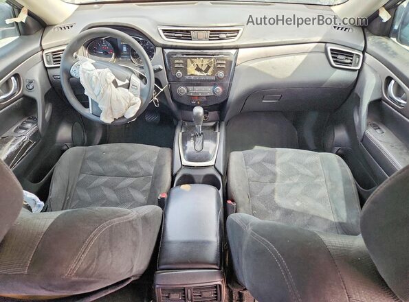 5N1AT2MT5GC797197 2016 NISSAN ROGUE Black Вид панелі приладів