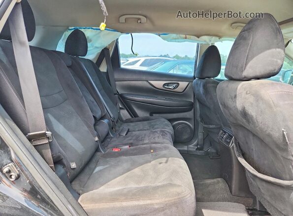 5N1AT2MT5GC797197 2016 NISSAN ROGUE Black Вид задньої частини салону