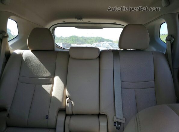 5N1AT2MT5GC841389 2016 NISSAN ROGUE Gray Widok tylnych siedzeń