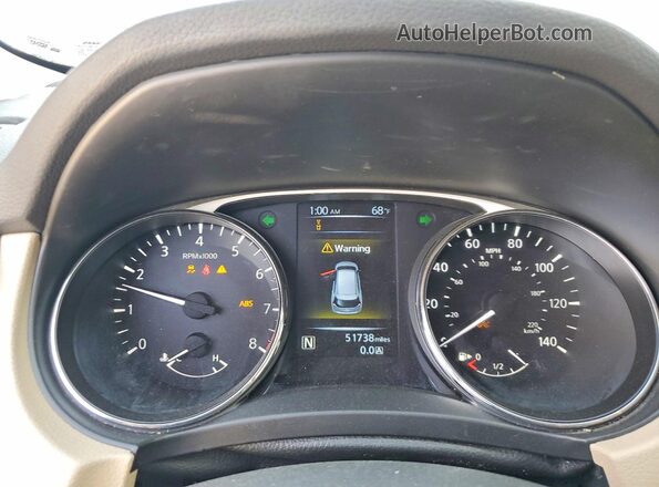5N1AT2MT5GC841389 2016 NISSAN ROGUE Gray Widok zestawu wskaźników