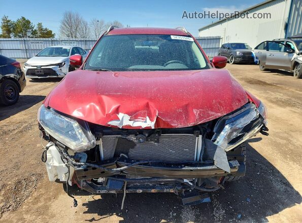 5N1AT2MT5GC870097 2016 NISSAN ROGUE Red 