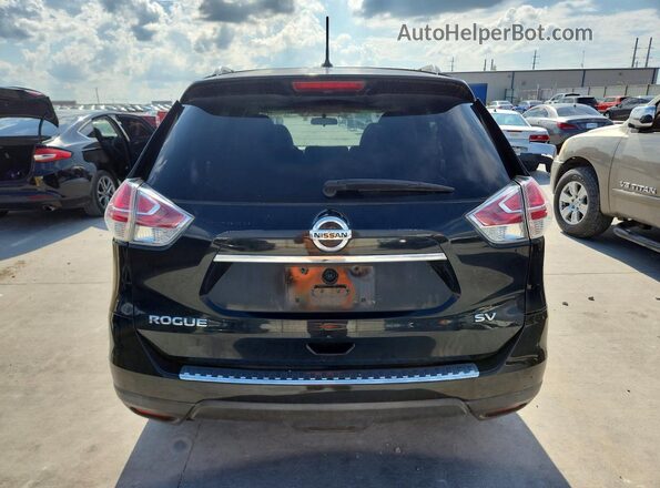 5N1AT2MT5GC920853 2016 NISSAN ROGUE Black Rear view