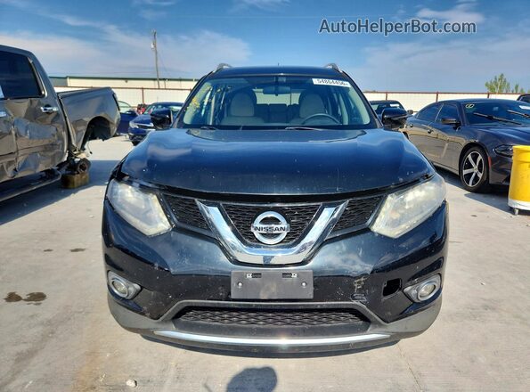 5N1AT2MT5GC920853 2016 NISSAN ROGUE Black Front view