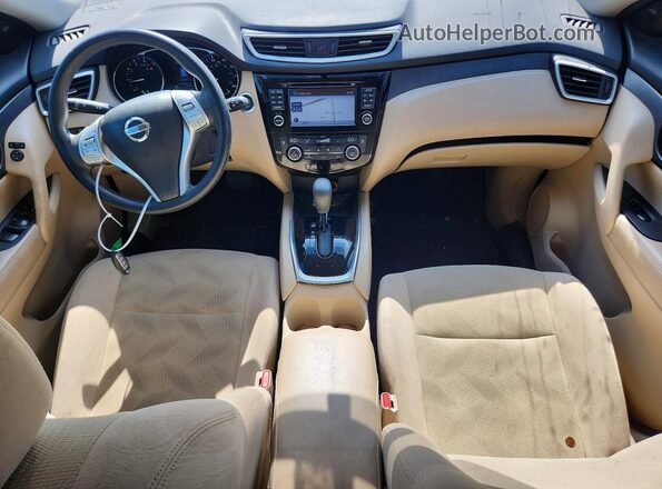 5N1AT2MT5GC920853 2016 NISSAN ROGUE Black Dashboard view