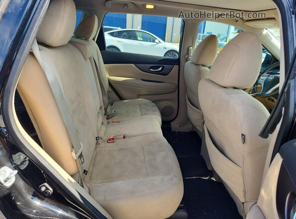 5N1AT2MT5GC920853 2016 NISSAN ROGUE Black Rear interior view