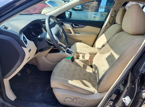 5N1AT2MT5GC920853 2016 NISSAN ROGUE Black Front interior view