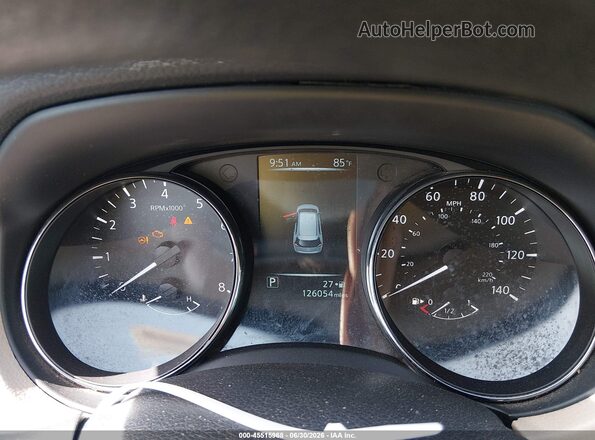5N1AT2MT5HC746865 2017 NISSAN ROGUE Black Widok tylnych siedzeń
