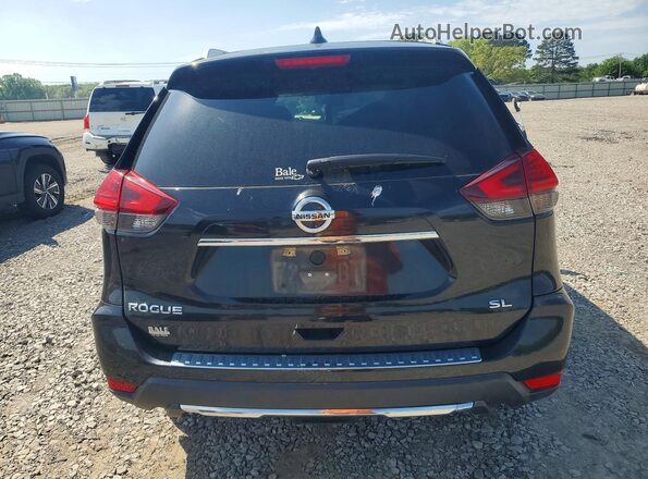 5N1AT2MT5HC749426 2017 NISSAN ROGUE Black Вид ззаду