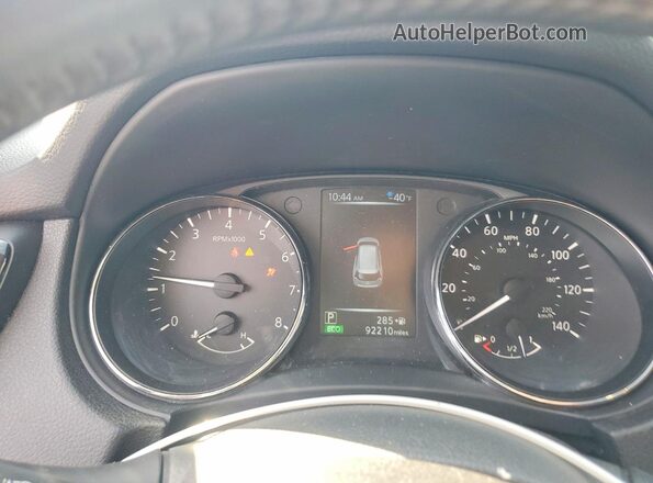 5N1AT2MT5HC749426 2017 NISSAN ROGUE Black Вид щитка приладів