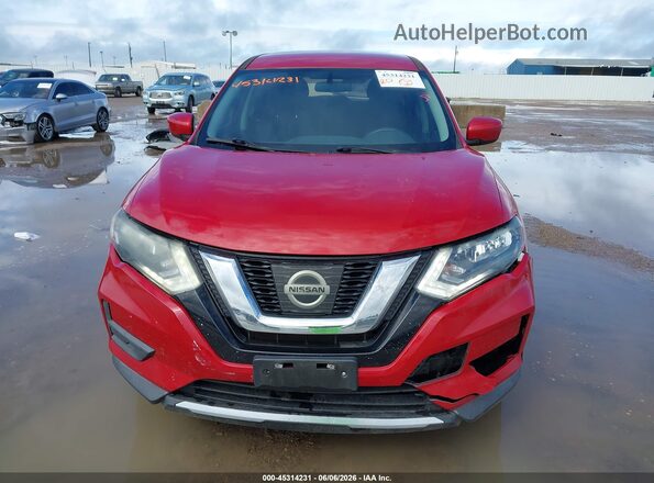 5N1AT2MT5HC867640 2017 NISSAN ROGUE Red Սարքավորումների վահանակի տեսք