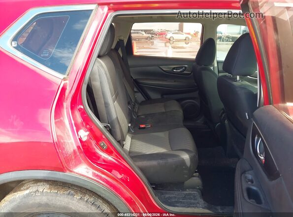 5N1AT2MT5HC867640 2017 NISSAN ROGUE Red VIN կոդի պիտակի տեսք