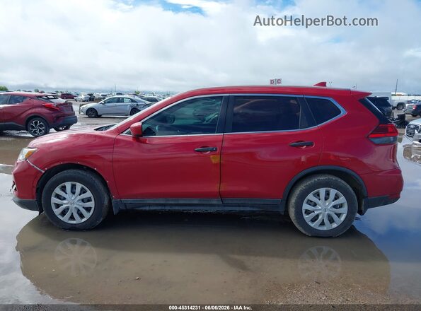 5N1AT2MT5HC867640 2017 NISSAN ROGUE Red Սալոնի 360 աստիճան տեսք