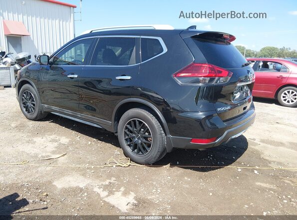 5N1AT2MT5HC895468 2017 NISSAN ROGUE Черный Задняя левая четверть