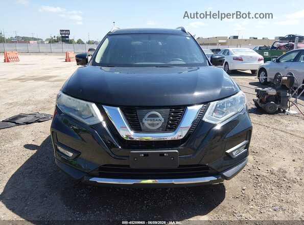 5N1AT2MT5HC895468 2017 NISSAN ROGUE Черный Вид щитка приборов