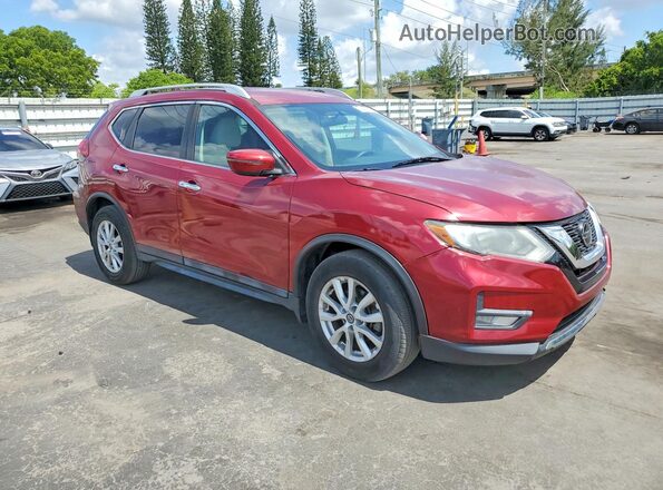 5N1AT2MT5JC725021 2018 NISSAN ROGUE Red 
