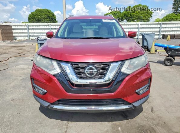 5N1AT2MT5JC725021 2018 NISSAN ROGUE Red 